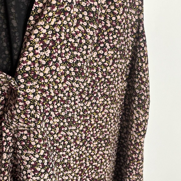 Hatch x J. Crew Floral Print Sleeveless Top Black Pink Maternity Size M/L - Picture 4 of 9